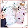 Case For iPhone 7 8 7plus 8plus XR XS XSMAX X SE iPhone 11 11Pro 11ProMax Pattern Back Cover TPU PC flower fruit cherry
