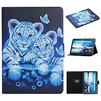 Case For Lenovo Tablets M10 Plus TB-X606F / Lenovo M10 TB-X605F TB-X505F Card Holder / with Stand / Pattern Full Body Cases Animal PU Leather