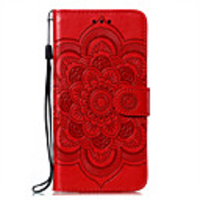 Case For LGK61 / G9 / Stylo 6 / K51S / K50 / K41S Card Holder Flip Magnetic Full Body Cases Solid Colored Flower PU Leather