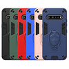 Case For LGLG G8 ThinQ Shockproof / with Stand Back Cover Armor TPU / PC