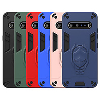 Case For LGLG G8 ThinQ Shockproof / with Stand Back Cover Armor TPU / PC