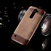 Case For LGLG K10 / LGK8 / LGK7 Ultra-thin Back Cover Solid Colored PU Leather / PC