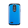 Case For LGLG StyLo 3 Shockproof Back Cover Solid Colored PC / Silica Gel