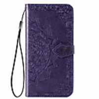 Case For LGLG X Power 2 / LGV50 / LGStylo 4 Card Holder / Magnetic / Auto Sleep / Wake Up Full Body Cases Solid Colored PU Leather / PC
