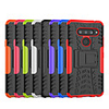 Case For LGLG X Power3 / LGV40 / LGV30 Shockproof / with Stand Back Cover Tile / Armor Hard PC / LGG6