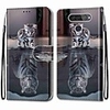 Case For LGQ70 / LGK50S / LGK40S Wallet Card Holder with Stand Full Body Cases Cat Becomes Tiger PU Leather TPU for LGK30 2019 LGK20 2019 LGX Power