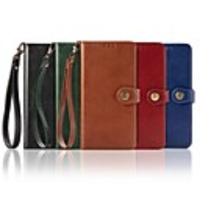 Case For LGStylo 5 K61 K50S Wallet Card Holder with Stand Full Body Cases Solid Colored PU Leather Case For LGK40S K20 K30(2019) W10 W30 K50 K40