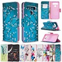 Case For LGStylo 5 LGK61 LGK51 Wallet Card Holder with Stand Full Body Cases Golden Butterfly PU Leather TPU for LGK40 LGLG K10(2018) LGLG K50