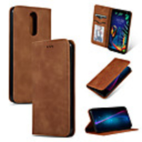 Case For LGV50 V50 ThinQ G8 G8 ThinQ Stylo 4 Q Stylus Stylo 5 K40 K12 Plus Card Holder Flip Full Body Cases Solid Colored PU Leather TPU