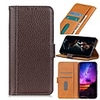 Case For MOTO E6S (2020) Moto G8 Power Lite Moto Edge Plus Wallet Card Holder with Stand Solid Colored Genuine Leather Case For Moto G Power G7 Plus One hyper E6 plus One Vision P40 Power