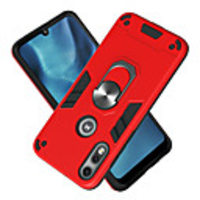 Case For Motorola Moto E5 E5 Play E7 Moto G8 power G8 plus G8 play G6 play P40 P40 power one Macro one Hyper Shockproof Ring Holder Back Cover Solid Colored TPU PC Metal