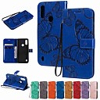Case For Motorola MOTO E6S (2020) MOTO E6 plus MOTO G8PLAY Wallet Card Holder with Stand Full Body Cases Butterfly PU Leather TPU for Moto G8 Power Lite Moto G Power Moto E7