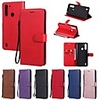 Case For Motorola MOTO E6S (2020) MOTO E6 plus MOTO G8PLAY Wallet Card Holder with Stand Full Body Cases Solid Colored PU Leather TPU for Moto G8 Power Lite Moto G Power Moto E7