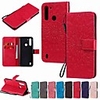 Case For Motorola MOTO E6S (2020) MOTO E6 plus MOTO G8PLAY Wallet Card Holder with Stand Full Body Cases Solid Colored Sun Flower PU Leather TPU for Moto G8 Power Lite Moto G Power Moto E7