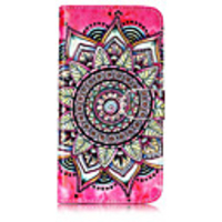 Case For Motorola Moto G5 Plus / Moto G5 / MotoC plus Wallet / Card Holder / with Stand Full Body Cases Mandala Hard PU Leather