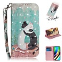 Case For Motorola Moto G7 / Moto G7 Plus / Moto G7 Play Wallet / Card Holder / with Stand Full Body Cases Animal PU Leather