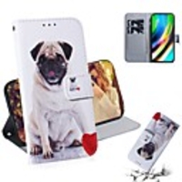 Case For Motorola Moto G7 / Moto G7 Plus / Moto G7 Play Wallet / Card Holder / with Stand Full Body Cases Dog PU Leather