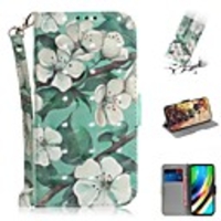 Case For Motorola Moto G7 / Moto G7 Plus / Moto G7 Play Wallet / Card Holder / with Stand Full Body Cases Flower PU Leather