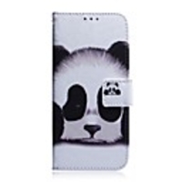 Case For Motorola Moto G7 / Moto G7 Plus / Moto G7 Play Wallet / Card Holder / with Stand Full Body Cases Panda PU Leather