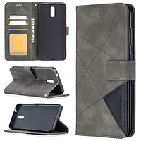 Case For Nokia 1.3 Nokia 2.3 Nokia 5.3 Card Holder Magnetic Full Body Cases Solid Colored PU Leather