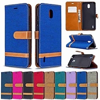 Case For Nokia 1.3 Nokia 2.3 Nokia 5.3 Wallet Card Holder with Stand Full Body Cases Solid Colored PU Leather TPU for Nokia 3.2 Nokia 7.2 Nokia 2.2 Nokia 4.2 Nokia 1 Plus miniinthebox