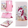 Case For Nokia Nokia 5 / Nokia 3 / Nokia 2.1 Wallet / Card Holder / with Stand Full Body Cases Unicorn Hard PU Leather