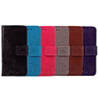 Case For Nokia Nokia 5 Card Holder / Flip Full Body Cases Solid Colored / Mandala Soft PU Leather for Nokia 5