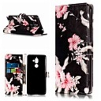 Case For Nokia Nokia 7 Plus / Nokia 6 2018 / Nokia 1 Wallet / Card Holder / with Stand Full Body Cases Flower Hard PU Leather