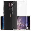 Case For Nokia Nokia 7 Plus / Nokia 7.1 Dustproof Back Cover Solid Colored Soft TPU