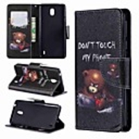 Case For Nokia Nokia 8 / Nokia 7.1 / Nokia 6 Wallet / Card Holder / Shockproof Full Body Cases Word / Phrase / Cartoon Hard PU Leather