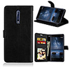 Case For Nokia Nokia 8 / Nokia 8 Sirocco / Nokia 7 Magnetic / Auto Sleep / Wake Up Full Body Cases Solid Colored PU Leather / TPU / Nokia 6