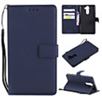 Case For Nokia Nokia 9 / Nokia 8 / Nokia 6 Wallet / Card Holder / Flip Full Body Cases Solid Colored PU Leather / TPU