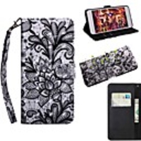 Case For Nokia Nokia 9 PureView / Nokia 6.1 Plus / Nokia 4.2 Wallet / Card Holder / with Stand Full Body Cases Flower PU Leather