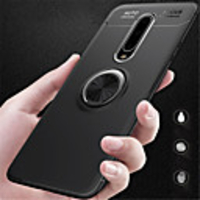 Case For OnePlus OnePlus 6 / One Plus 6T / One Plus 7 Ring Holder Back Cover Solid Colored Soft TPU