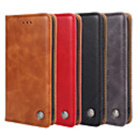 Case For OnePlus OnePlus 6 / Oneplus 7 / Oneplus 7 pro Card Holder / Flip Full Body Cases Solid Colored PU Leather / TPU