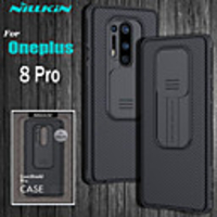 Case For OnePlus OnePlus 8 / OnePlus 8 Pro Shockproof Back Cover Lines / Waves / Solid Colored TPU / PC
