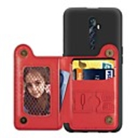 Case For OPPO F11 Pro / OPPO Reno 10X / OPPO Reno2 Z Card Holder / with Stand / Ultra-thin Back Cover Solid Colored PU Leather / TPU Case For OPPO Reno / OPPO Realme X