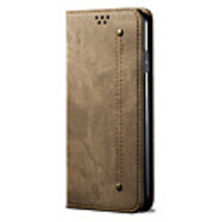 Case For OPPO OPPO A32 Shockproof / Flip Back Cover Tile PU Leather