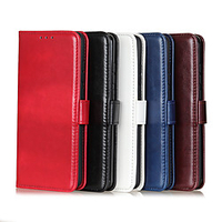 Case For OPPO OPPO A53 / Oppo Reno 4 / Oppo A92s Card Holder / Shockproof / Dustproof Full Body Cases Solid Colored PU Leather