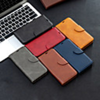 Case For OPPO oppo A9 2020 / OPPO A5 2020 / Oppo Reno 4 Wallet / Shockproof / Flip Full Body Cases Solid Colored PU Leather