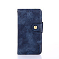 Case For OPPO oppo R17 / realme 5 Pro / realme Q Card Holder / Flip / Magnetic Full Body Cases Solid Colored PU Leather / TPU