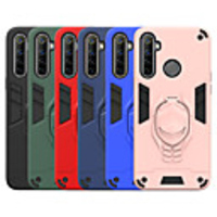 Case For OPPO Oppo Realme 6 Realme6S Realme5 RealmeC3 Shockproof with Stand Back Cover Armor TPU PC