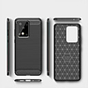 Case For Samsung Galaxy S20 FE 5G Shockproof Back Cover Lines / Waves / Solid Colored TPU