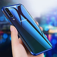 Case For Samsung A90/A80/A70/A60/A50/A40/A30/A20E/A10/M10/M20/M30/A9 2018/A8 2018/A7 2018/A6 2018/A5 2018 Plating / Ultra-thin / Transparent Back Cover Solid Colored TPU
