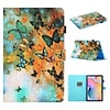 Case For Samsung Galaxy Tab A 10.1 2019 T510 T515 Tab A 8.0 2019 T290 295 Tab S6 Lite SM-P610 615 Wallet Card Holder with Stand Full Body Cases Butterfly PU Leather