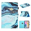 Case For Samsung Galaxy Tab A 10.1 2019 T510 T515 Tab A 8.0 2019 T290 295 Tab S6 Lite SM-P610 615 Wallet Card Holder with Stand Full Body Cases Marble PU Leather