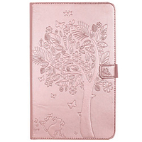 Case For Samsung Galaxy / Tab A 8.0 / Tab A 9.7 Tab E 9.6 / Tab A 7.0 / Tab A 10.1 (2016) Wallet / Card Holder / with Stand Full Body Cases Butterfly / Tree Hard PU Leather
