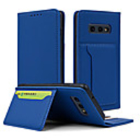 Case For Samsung Galaxy A10 A10e A20 A20e A30 A30S A40 A50 A50S M10S A70 A70E Card Holder Shockproof Magnetic Full Body Cases Solid Colored PU Leather TPU