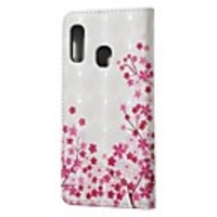 Case For Samsung Galaxy A10(2019) / A20(2019) Wallet / Card Holder / with Stand Full Body Cases Cherry Blossom PU Leather for A30(2019) / A40(2019) / A50(2019) / A70(2019) / A7(2018)