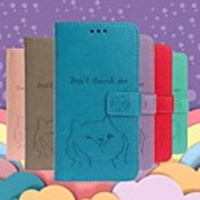 Case For Samsung Galaxy A10/Galaxy A30(2019) / Galaxy A50(2019) Wallet / Card Holder / with Stand Full Body Cases Solid Colored / Animal PU Leather For Galaxy A10S/A20/A20E/A20S/A40/A70/M10/A30S